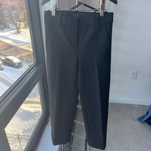 Jcrew black wide leg crop pants 00p runs small